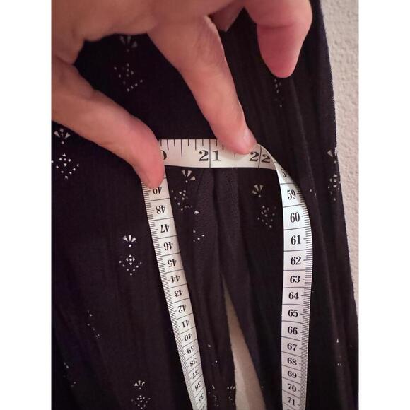 Lucky Brand Womens Bohemian Blouse V Neck Long Sleeves Medium Witchy Gotchic - Picture 7 of 8